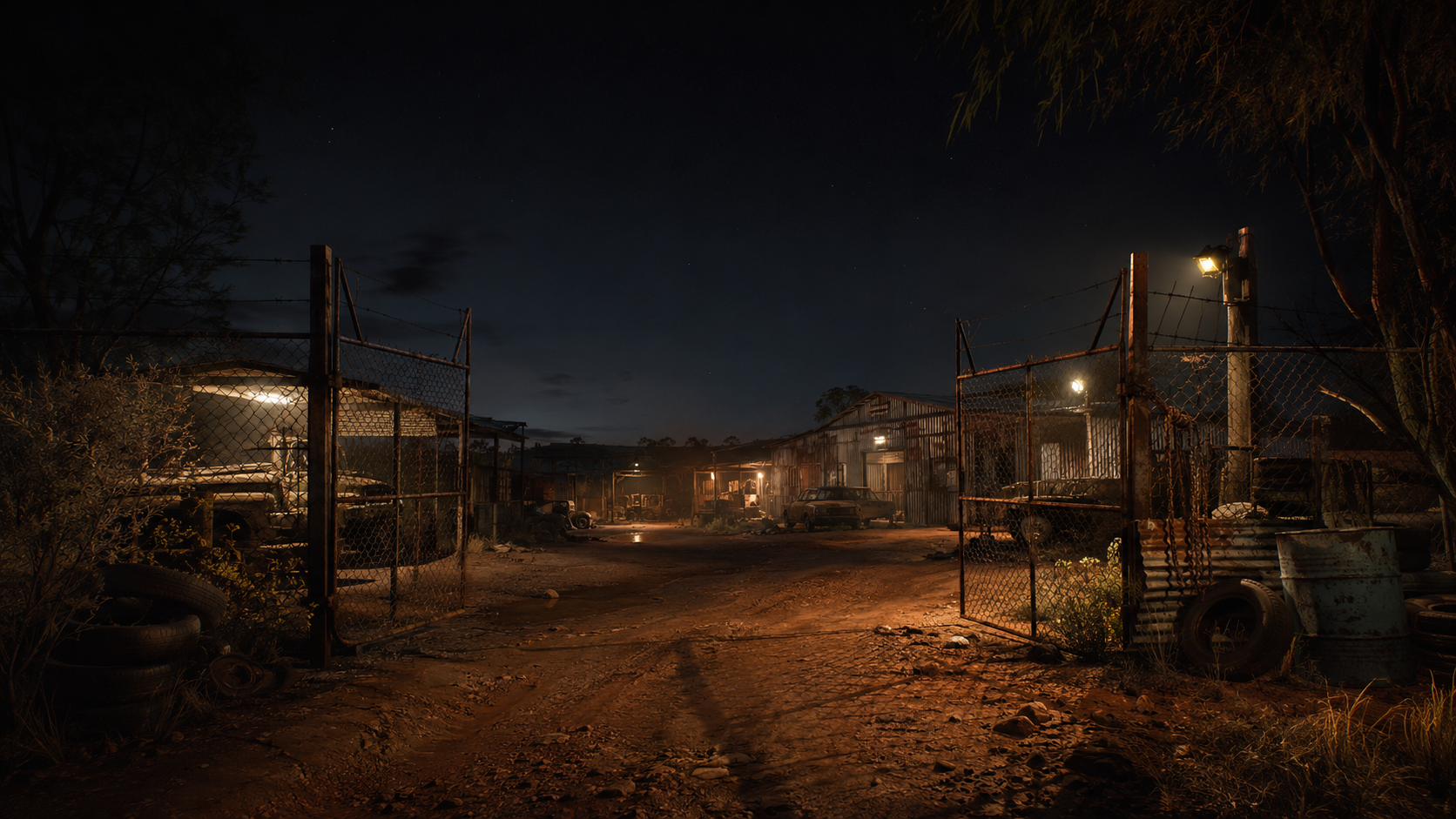 Outback horror key art for Wolf Creek: The Game